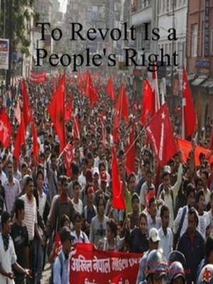 cover image of To Revolt Is a People's Right
